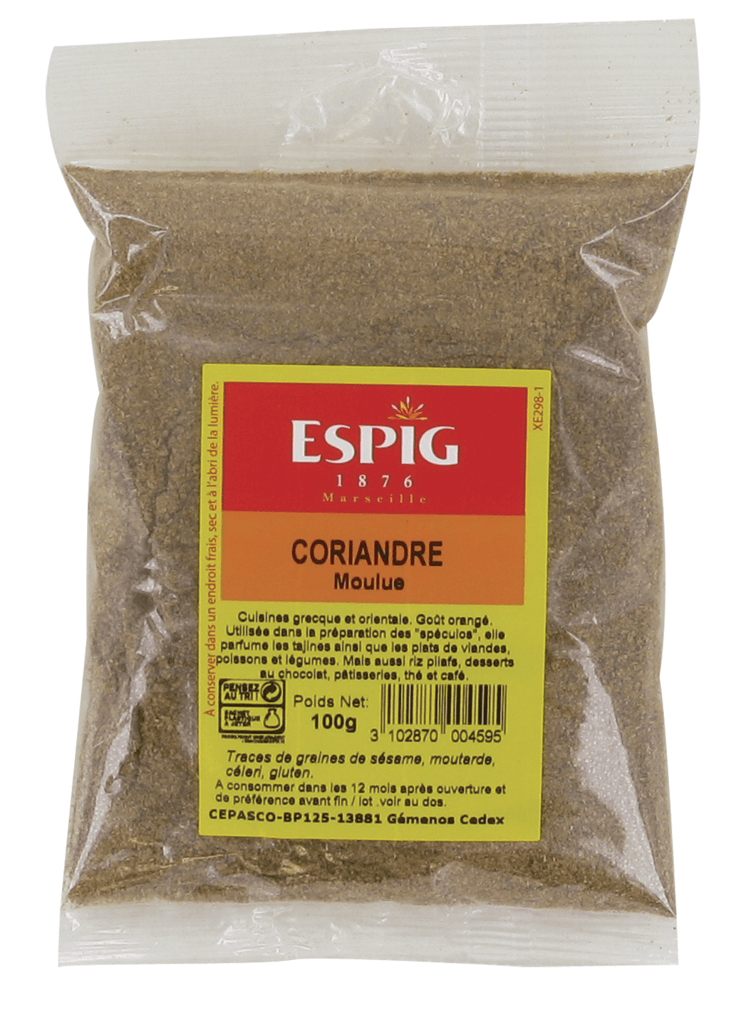 Coriandre moulue – ESPIG 100g