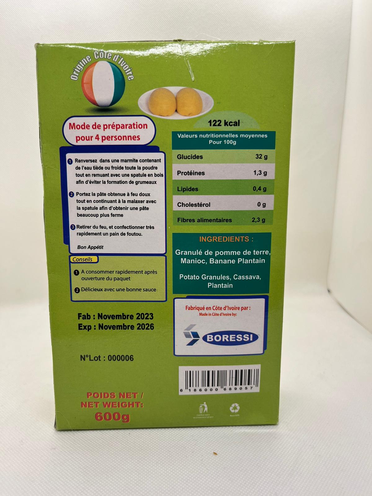 VRAI FOUTOU BANANE PLANTAIN MURE