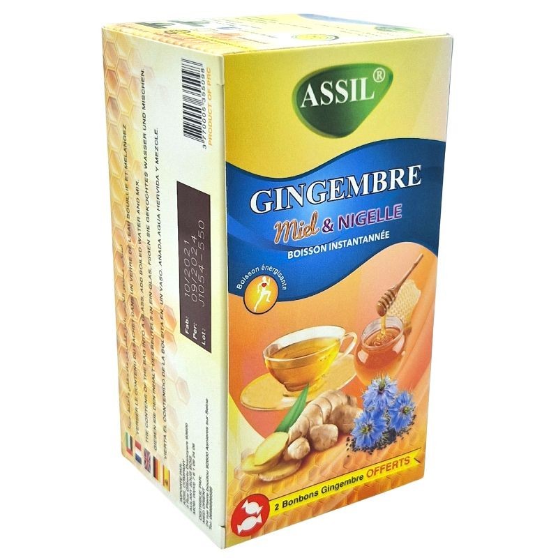 TISANE GINGEMBRE MIEL & NIGELLE - ASSIL
