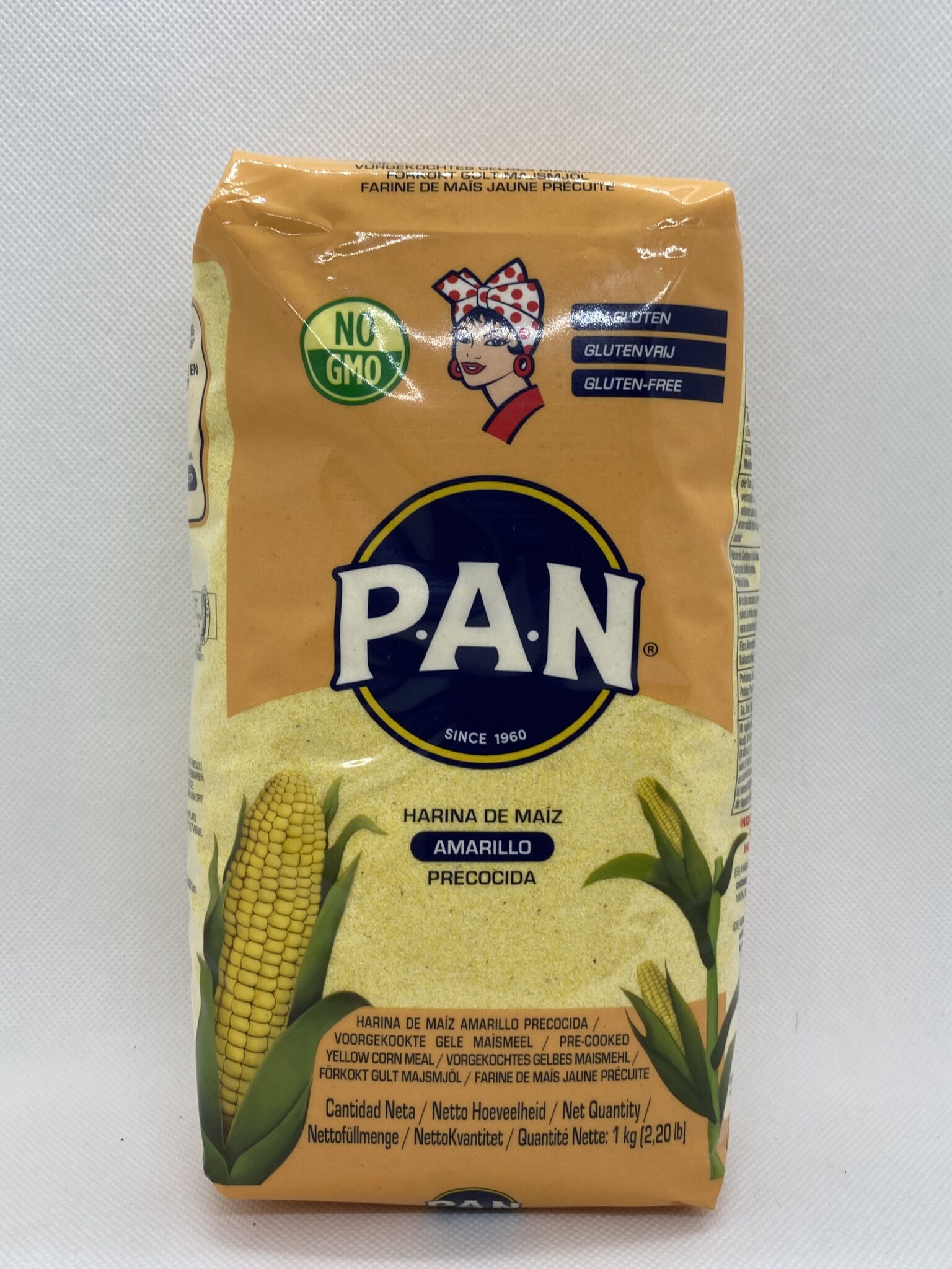 FARINE DE MAIS JAUNE PRECUITE PAN 1kg