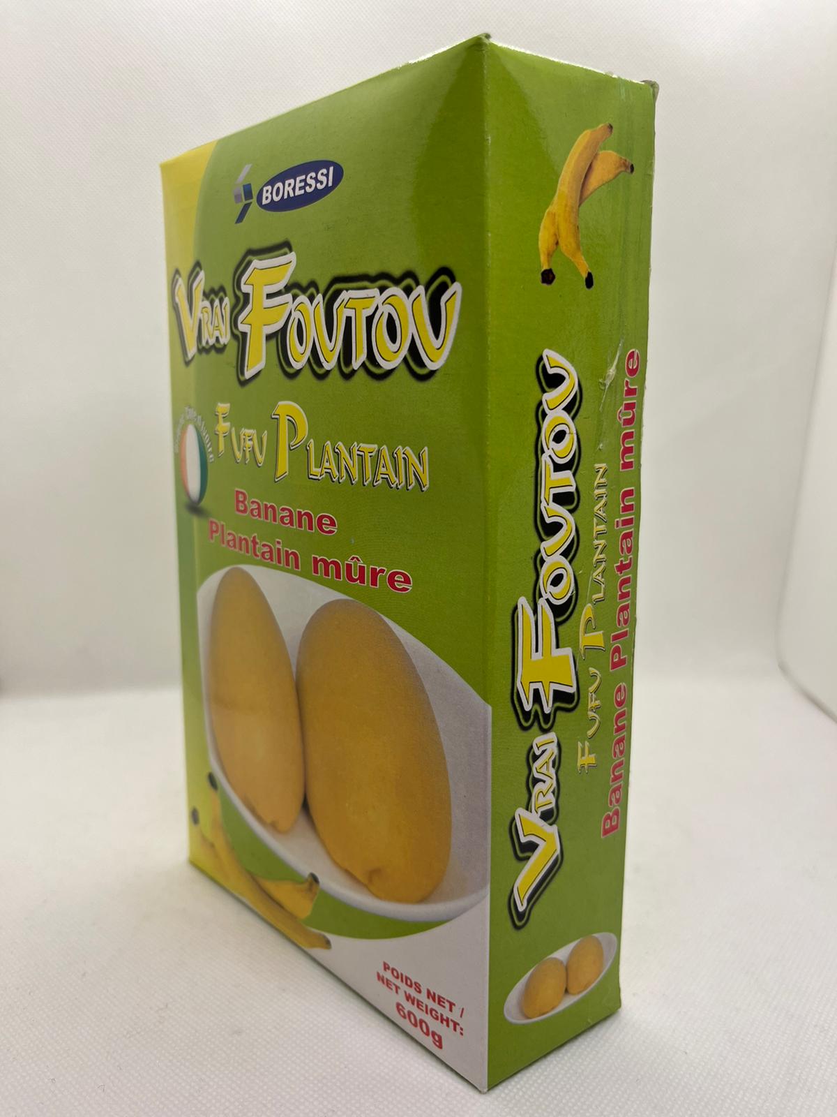 VRAI FOUTOU BANANE PLANTAIN MURE